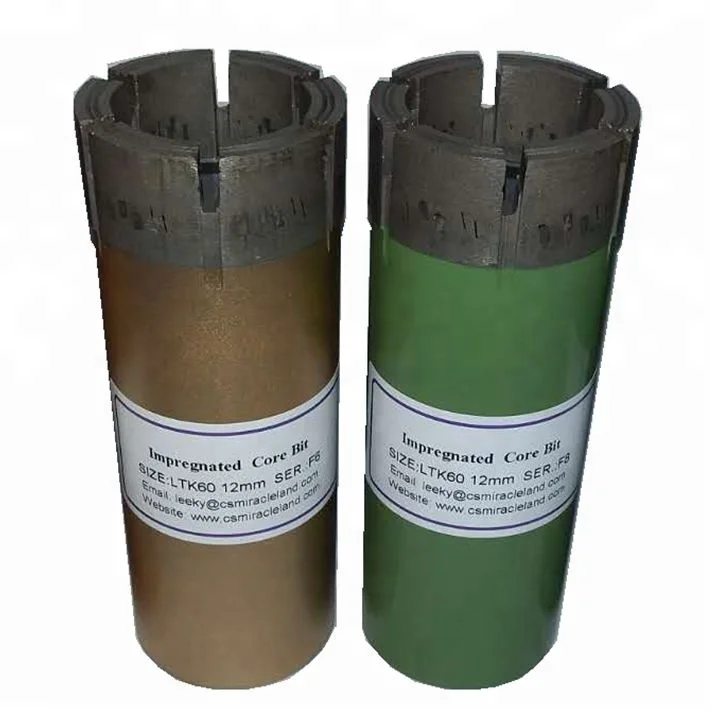 LTK60 Diamond Core Drill Bit for Very Hard Ore Mineral Efficient Drilling