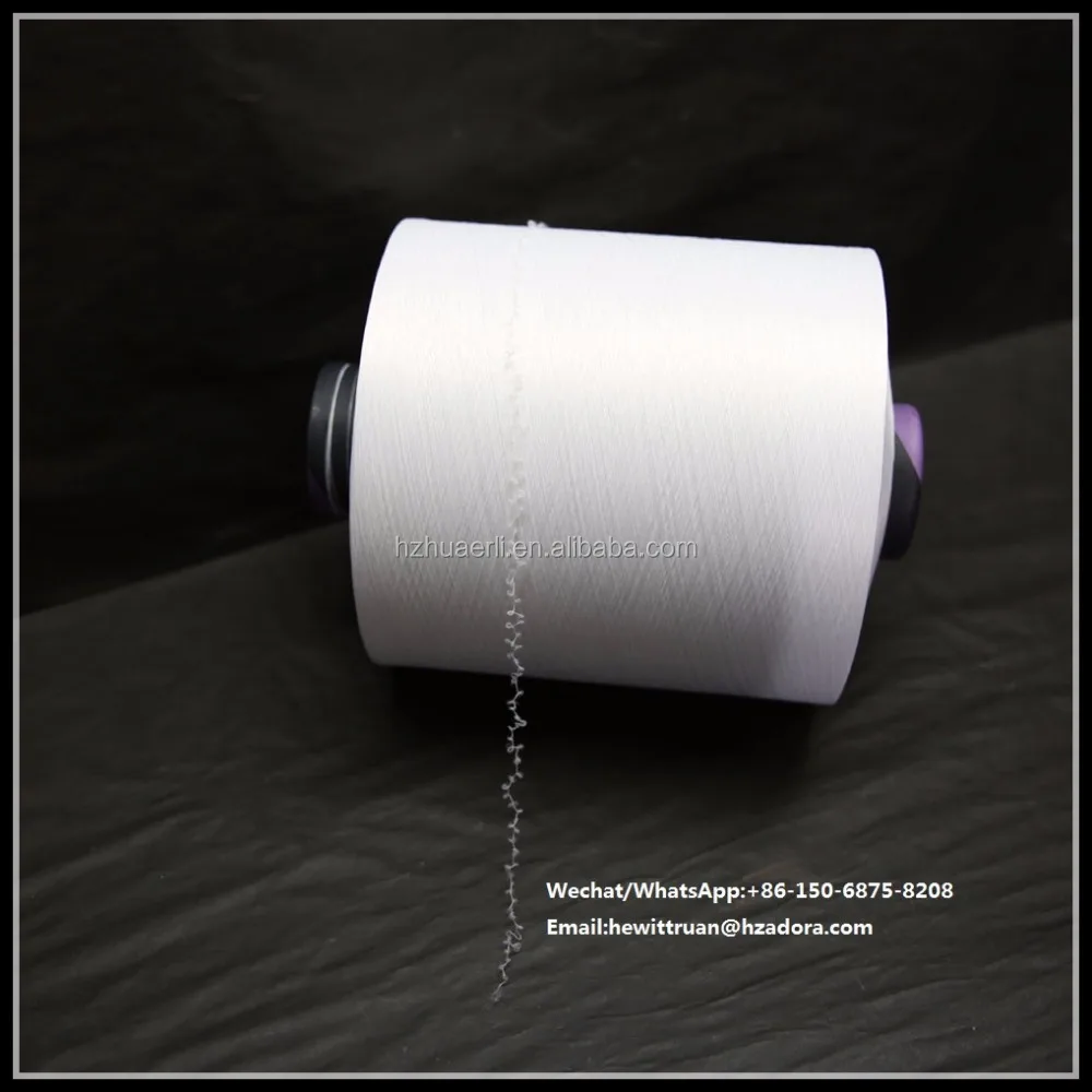 
hot sale polyester covered spandex yarn 40150for socks and jeans 