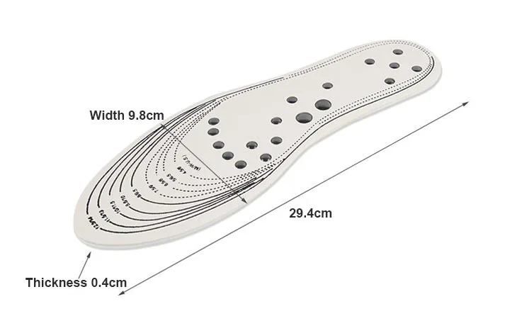 Hot Sale Foot Pain Relief Therapeutic Acupuncture Magnetic Massage Shoes Insoles