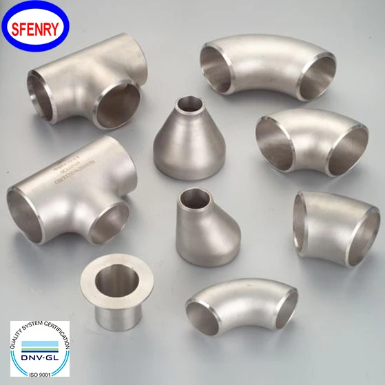 Sfenry ASME B16.9 Pipe Fittings SCH40 Stainless Steel Welded / Seamless Joining Pipe Lines Water, Oil & Gas Welding Reducing
