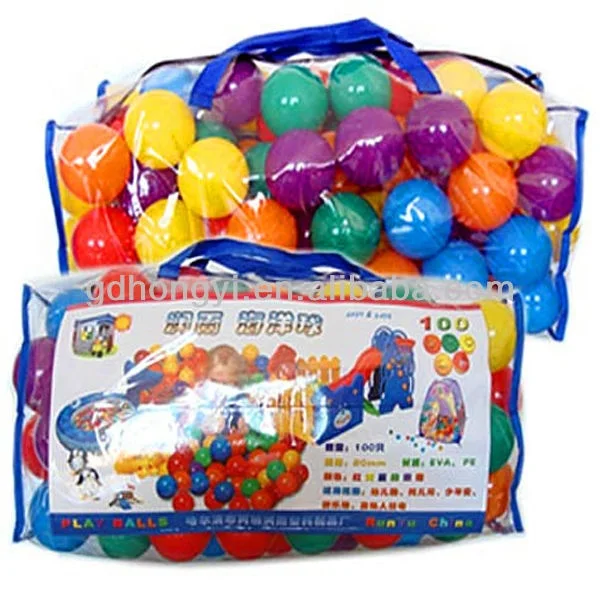 Модная детская игрушка Классический стиль Красочный LDPE TPR мягкий пластиковый игровой мяч для детских развлечений