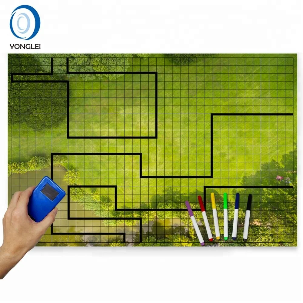 1.5-2B1 Durable Dry Erase Custom Gaming Mat Tabletop Gaming Mat