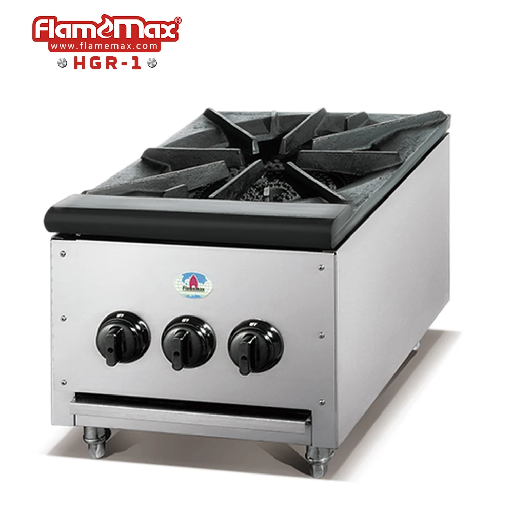 Portable Gas Stove Stainless Steel Freestanding Commercial 4-burner