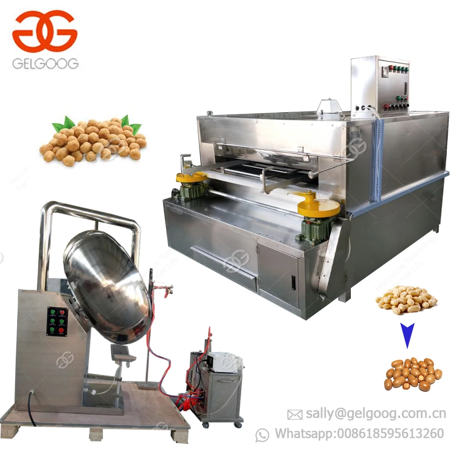 High Quality Peanut Sugar Coated Peanut Chocolate Wrapping Confectionery Coating Machine