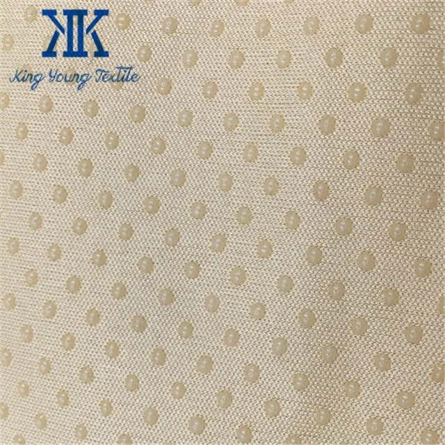 light weight rubberized real silicone rubber knit anti slip dot fabric