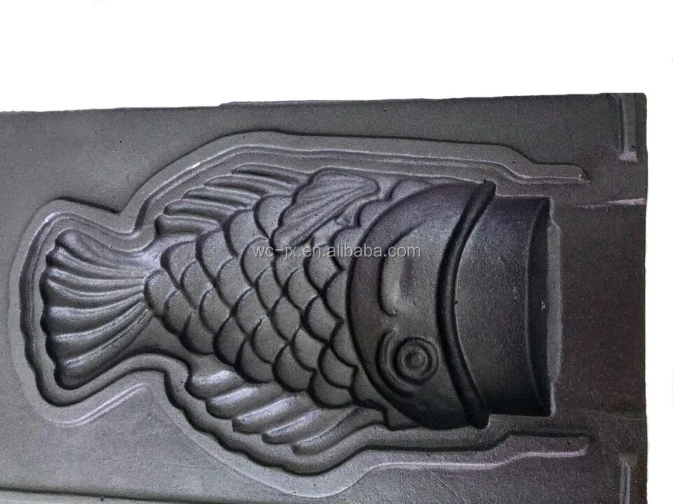 Commercial Waffle Maker Korea Taiyaki Big fish shape cake baker for sale