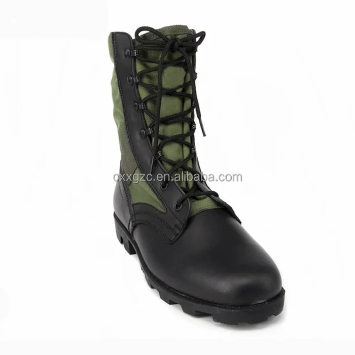 
Military Black Leather Tactical Combat Army Jungle Boots 