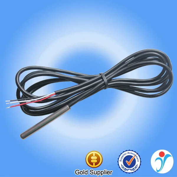 Сертифицированный ISO силиконовые провода датчика температуры DS18b20