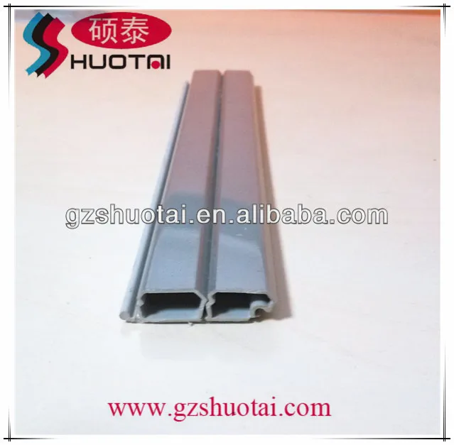 
wood grain 8*45mm Kitchen Cabinet PVC Rolling Shutter 