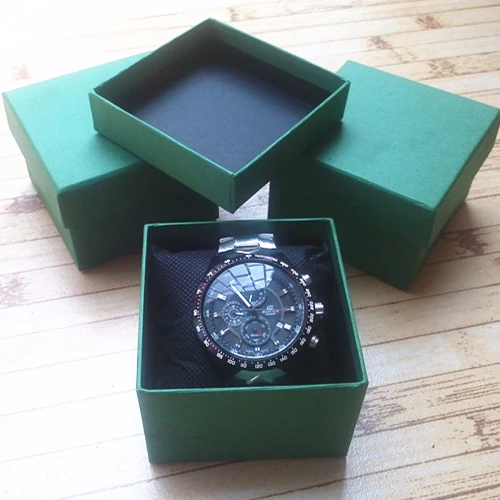 
cheap black,green hot sale watch box with pillow 