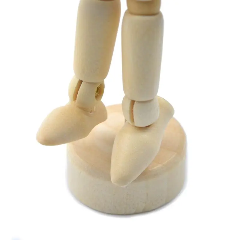 5.5 inch (14cm) Eco-friendly Artist Sketch Model Mannequin Wood Customized Logo Multifunction OEM Wooden Models Teaching Model