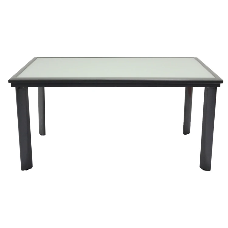 With Tempered Glass Table Patio Dining Set Outdoor Dining Set