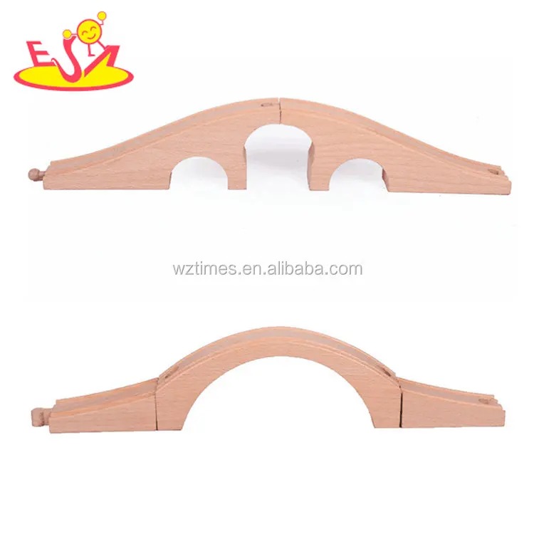 kid Wholesale simply design train toys wooden train track for preschool W04C144