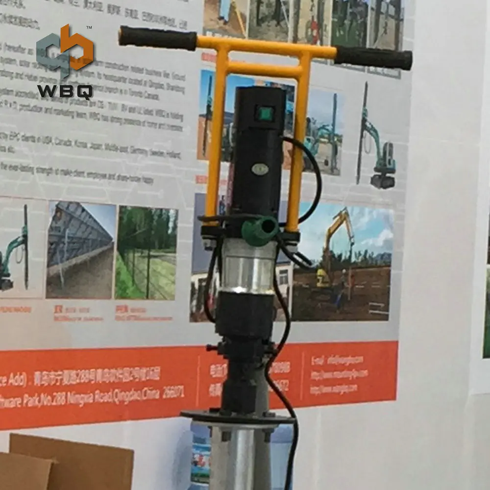 Pile Hammer Machine Hydraulic Road Fence Post Pile Driver