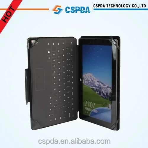 
For Microsoft Surface Pro 3 / Surface Pro PU Leather Folio Keyboard Stand Case | Executive & Premium Leatherette Texture 
