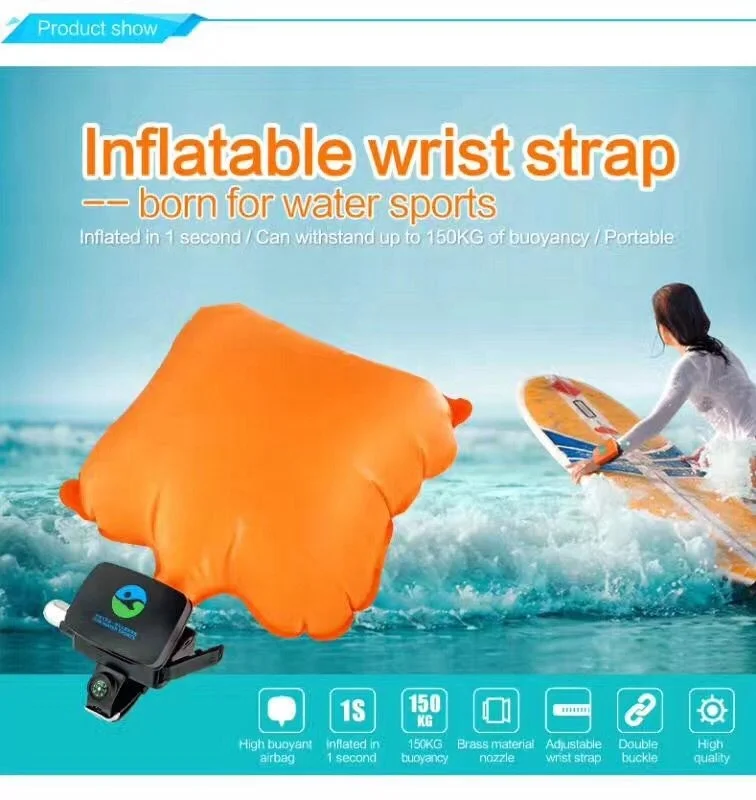 Mini Wearable inflatable life buoy self rescue bracelet for swimming