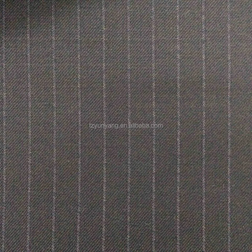 Саржевая ткань, полностью шерстяная ткань в полоску для мужских костюмов