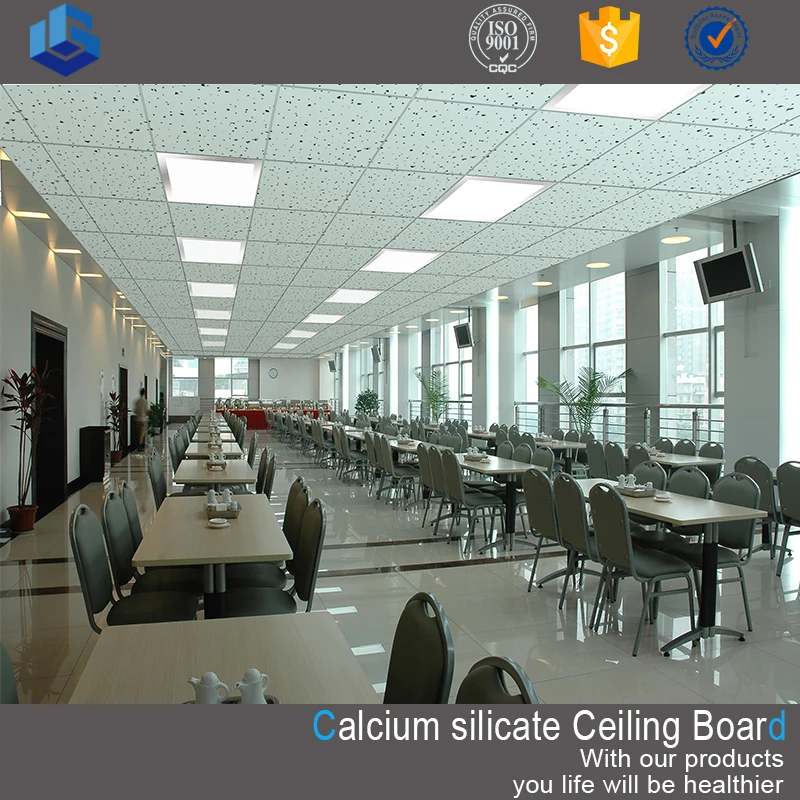 
Acoustic decorative calcium silicate false ceiling specifications 