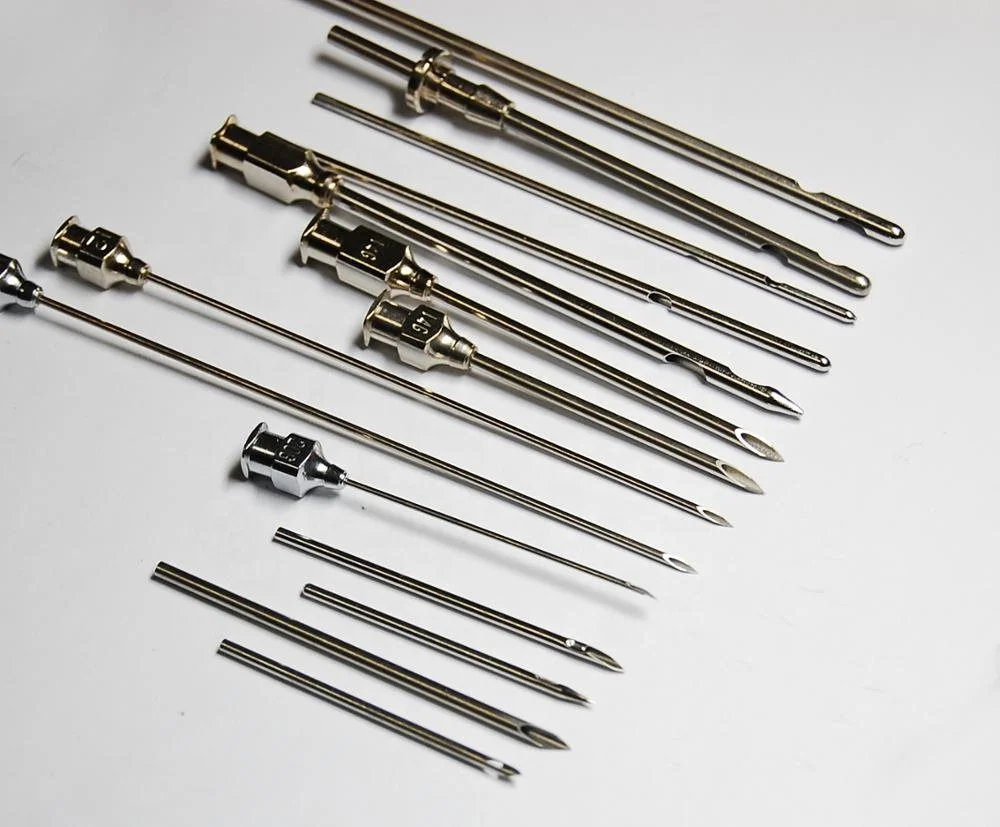 BEST SELLING PRODUCTS STAINLESS STEEL METAL NEEDLE PUNCTURE NEEDLE WITH ONE HOLE IN NEEDLE TIP