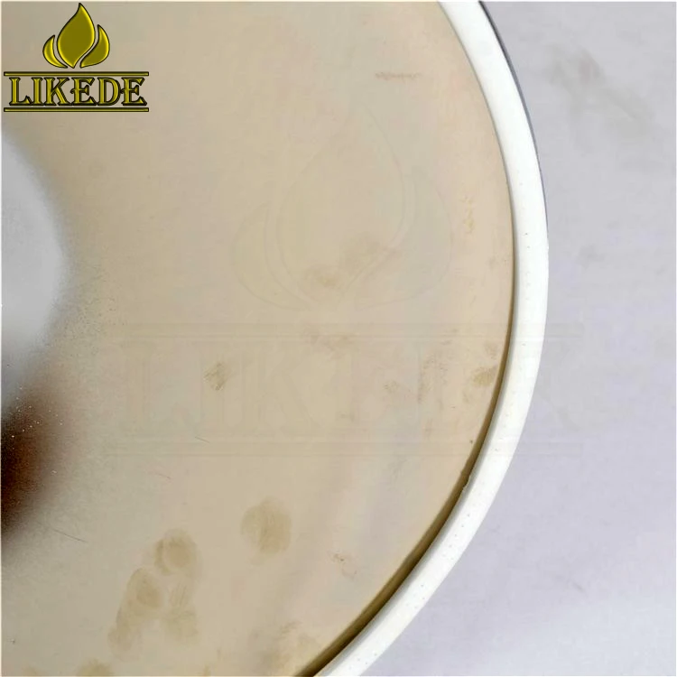 table accessories trumpet base chrome iron steel table base