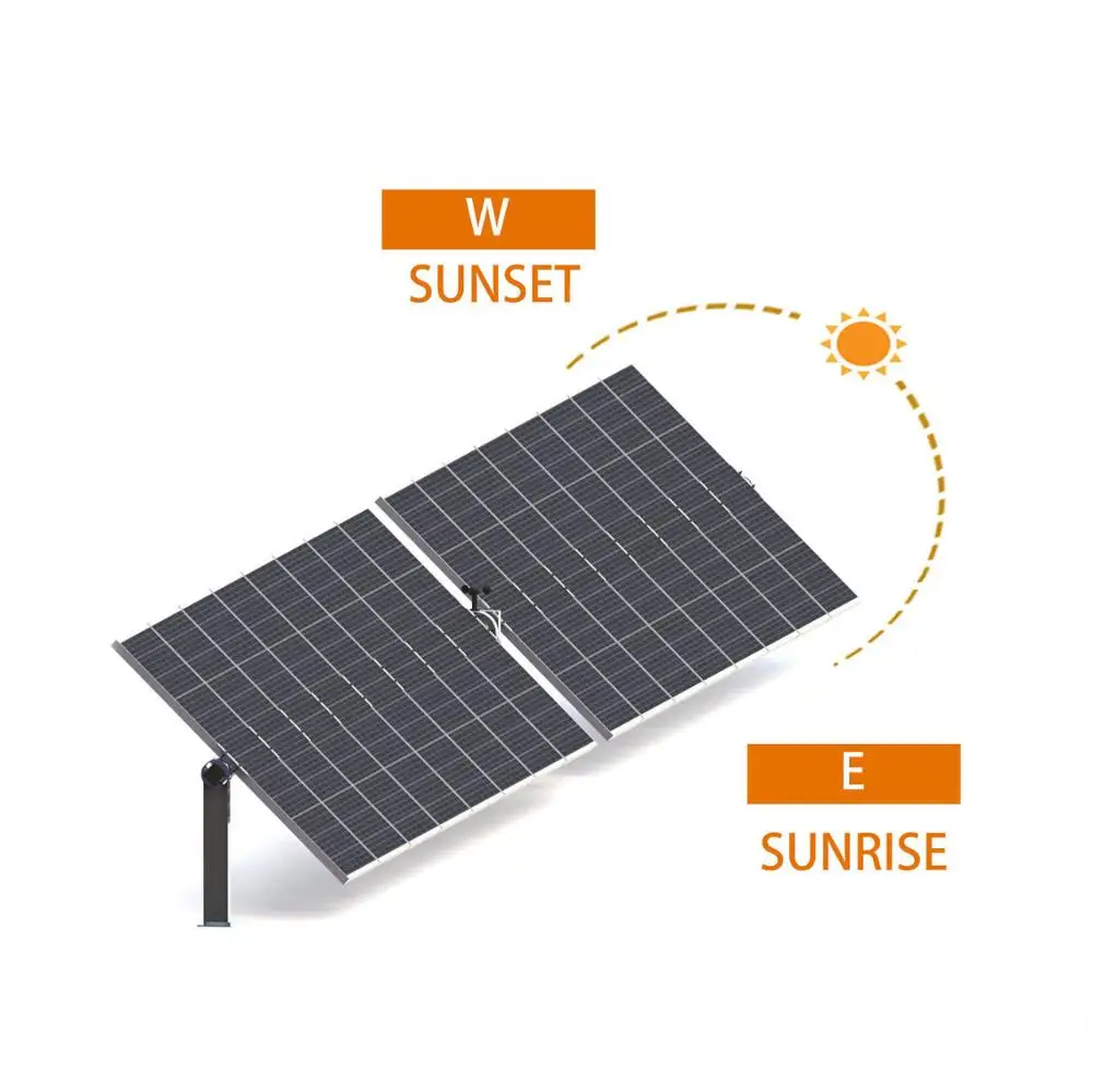 Big Promotion Advanced technology Self cleaning CDS solar sun single axis solar tracking solar panel system