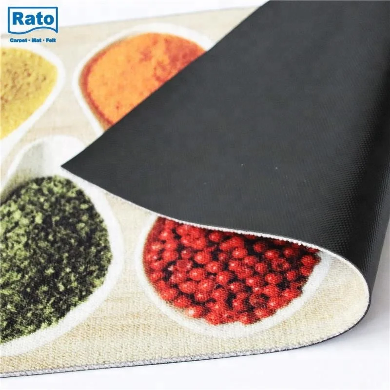 new design waterproof 3d printed carpet floor mat