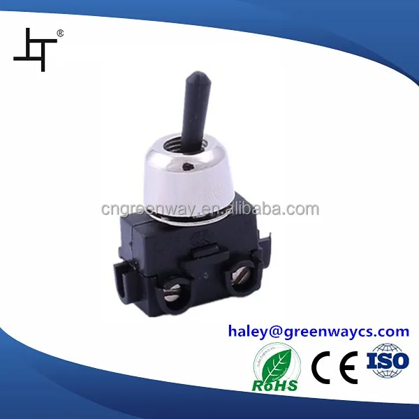 plastic electrical mini micro 2 way led light toggle switch