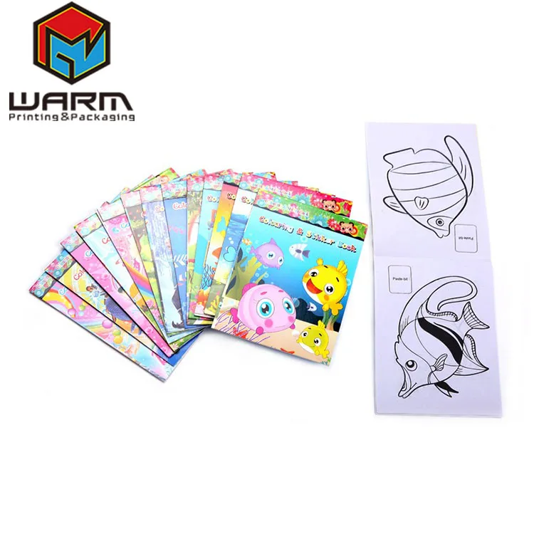 
Wholesale Custom Printing Service Picture Board Children English Spirit Coloring Books For Kids 