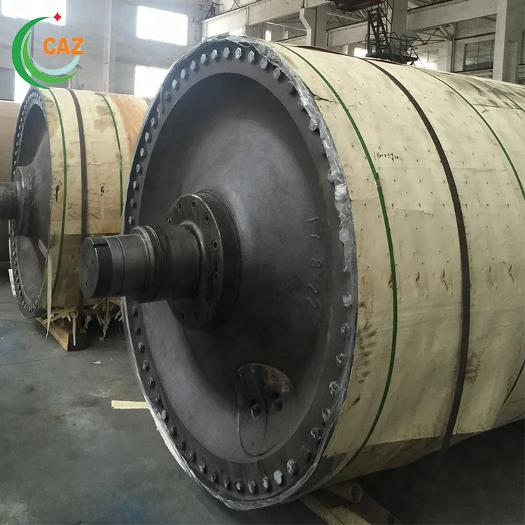 Cast Iron Yankee Dryer Cylinder With Shell Material HT250/HT300 For Paper Machine
