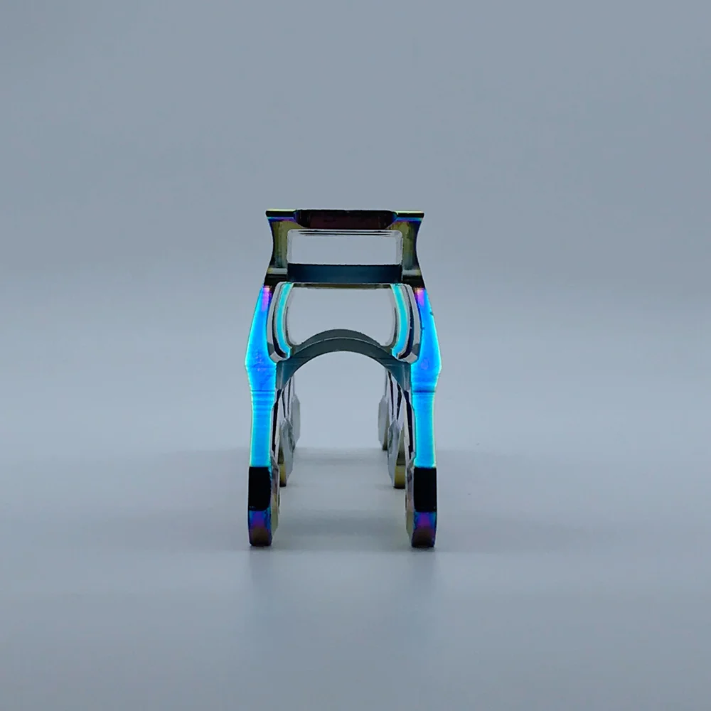 Hot Sell Rainbow Aluminum Alloy 3*125mm Professional Inline Skate Chassis Roller Frame