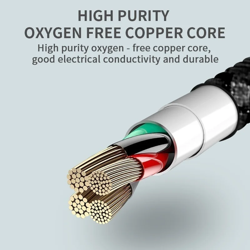 
360 Degree Rotation 3 in 1 Magnetic Super Fast Charging Cable ( Can Not Transmit Data ) 