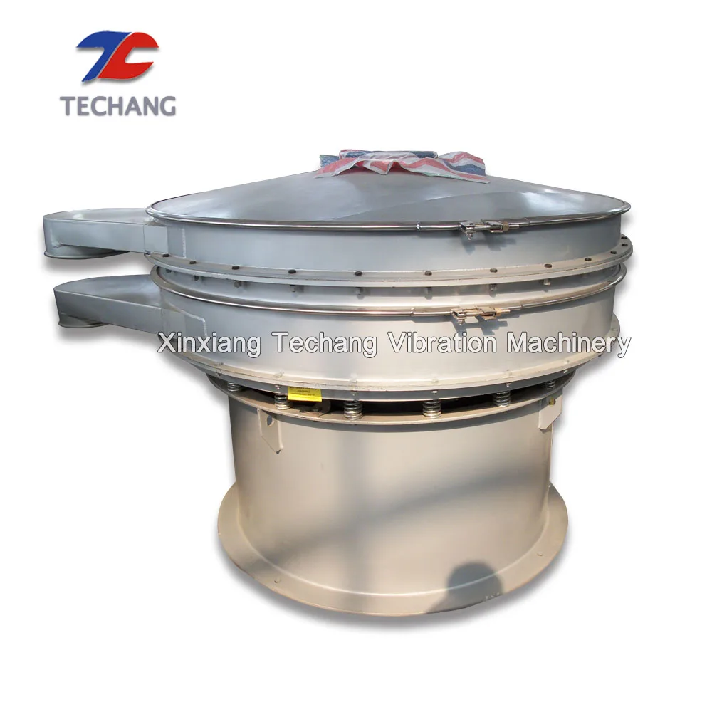 China supplier rotating vibro sieve / organic fertilizer sieve machine
