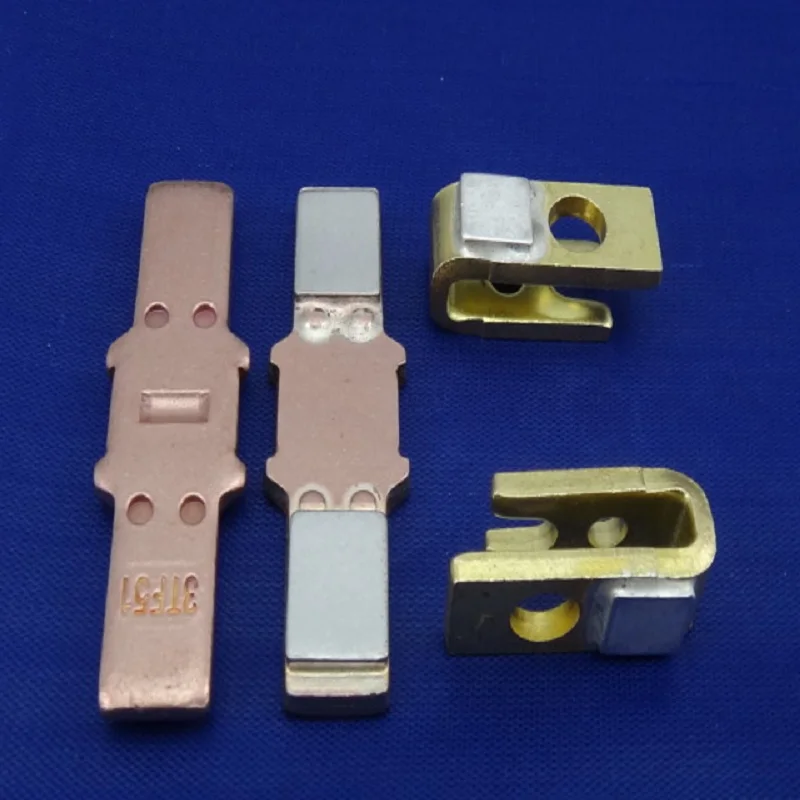  Электрическая медная контактная пластина серебристого цвета