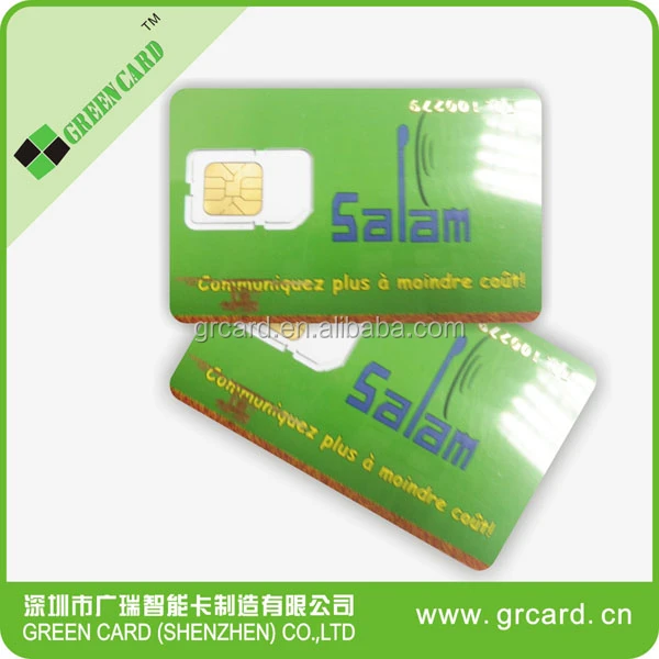 
2019 China manufactures supply high quality gsm test sim card with high quality for mobile phone from shenzhen 