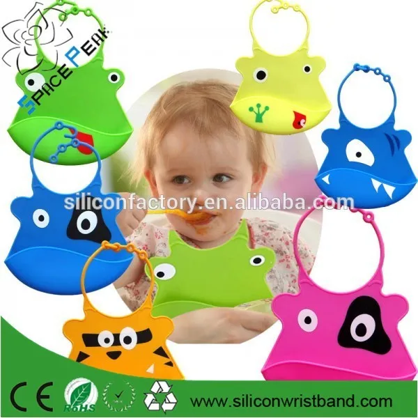 производитель для легко моющиеся крошка пищевая зрелище силиконовые нагрудники силиконовой резины детские нагрудники