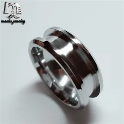 Factory Cheap wholesale blank ring for inlay stainless steel