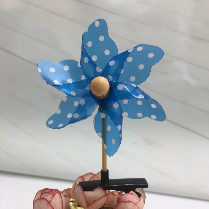 plastic headwear gift small windmill hairpin girl