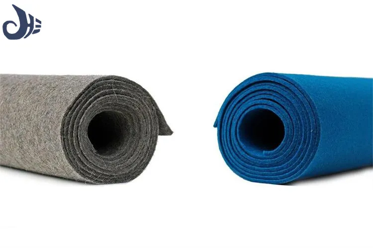 
2019 hot sale different thicknesses and density needle punch color polyester felt sheet for laser cutting 