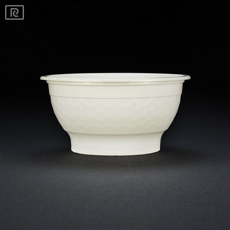 D700 PP 24oz 700ml Disposable Clear Plastic Deli Bowl with Diamond Shape Food Tea Drink Coffee Dessert Yogurt Fruit Juice More