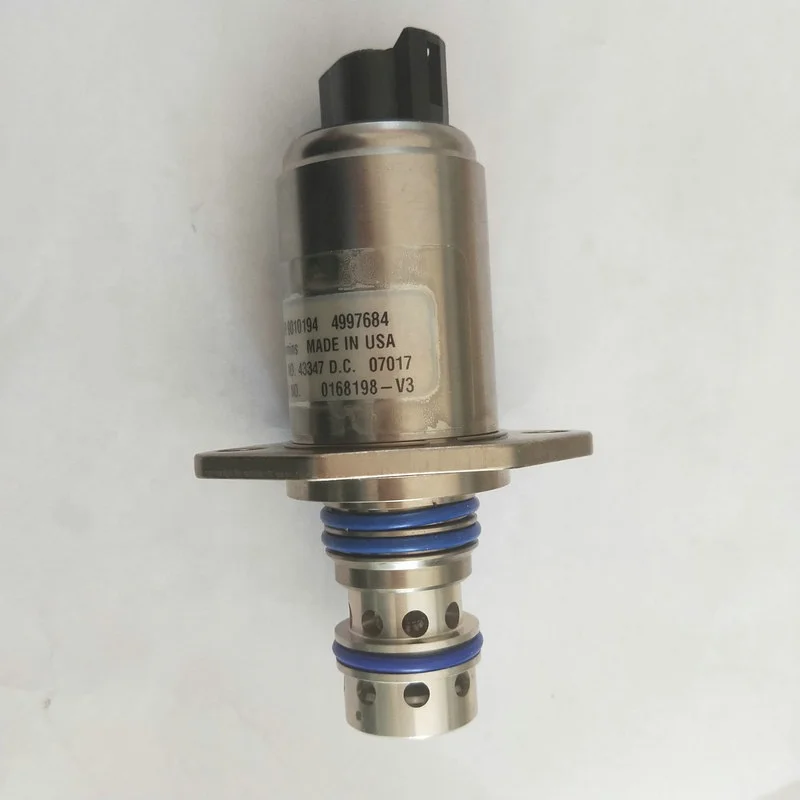 CGE8.3 fuel shut-off solenoid ISX engine Fuel flow valve 4997684 3933841 3928310