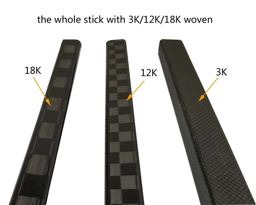 
Set Composite China Mini Carbon fiber Ice Hockey Bag Stick 