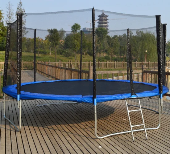 14ftcheap детей большого размера внешний единичный рекламно-информационный материал эластичный прыговой батут для продажи