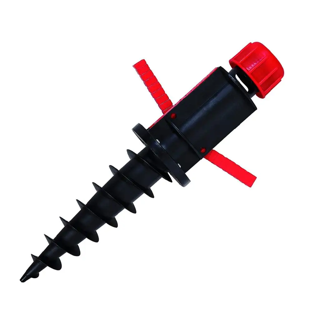 Wholesale Beach Umbrella Sand Screw Anchor Base Auger Drill Screw Conveyor for Wet Sand Beach Umbrella Holder Outdoor Furniture