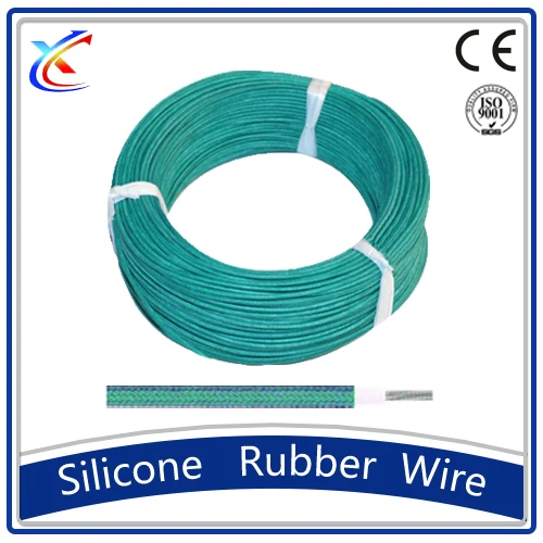 Высокое качество луженая медь, огнестойкость, высокая температура UL стекловолокна плетеные термостойкие силикрезиновые провода