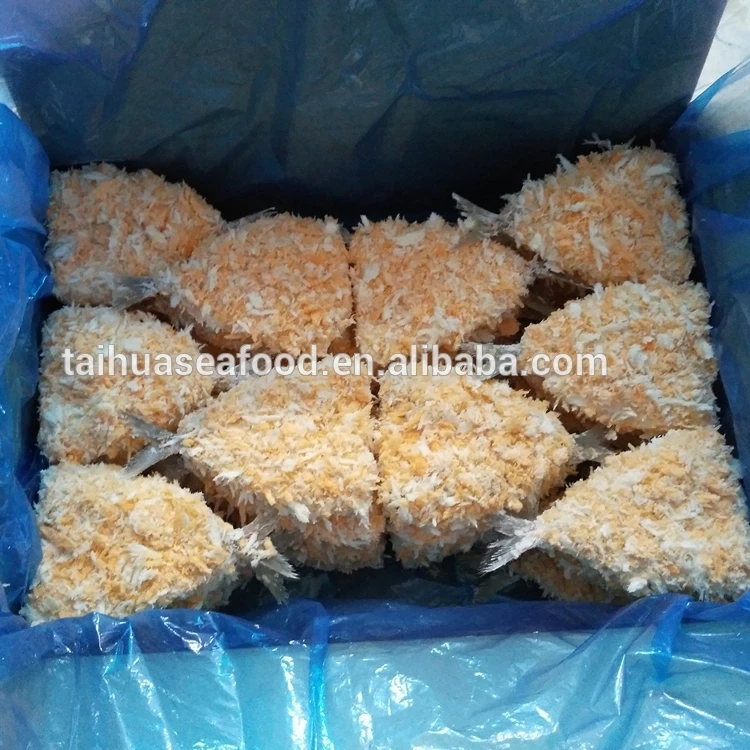 New produced breaded cod fish frozen products for export