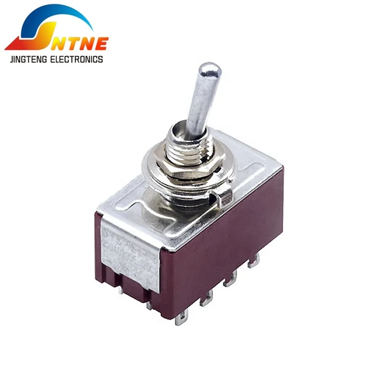 Промышленный IP67 герметичный DTS 12P металлический возвратная пружина тумблер 12 штепселный вкл/выкл