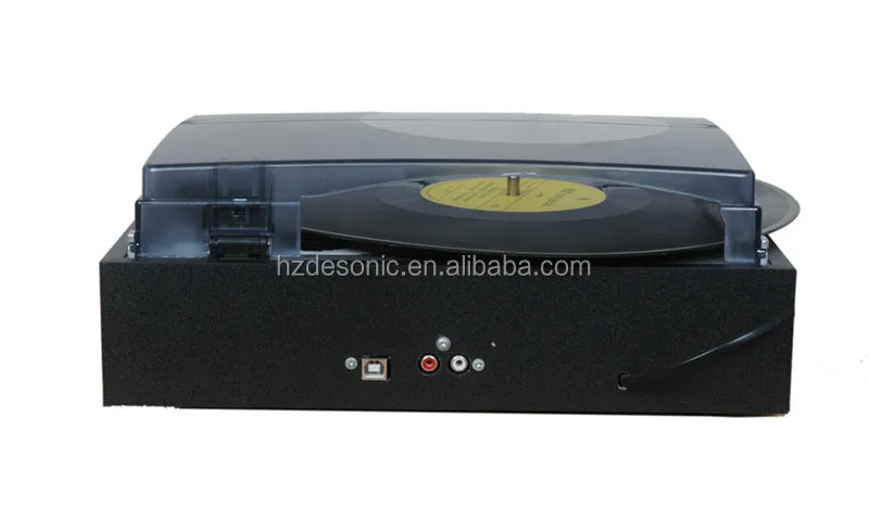 simple design 3 speed LP , vinyl record player with MP3 converter
