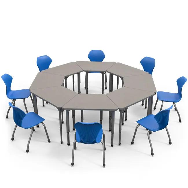 Combination desks and chairs for students, school furniture, school sets, commercial furniture, modern hospital