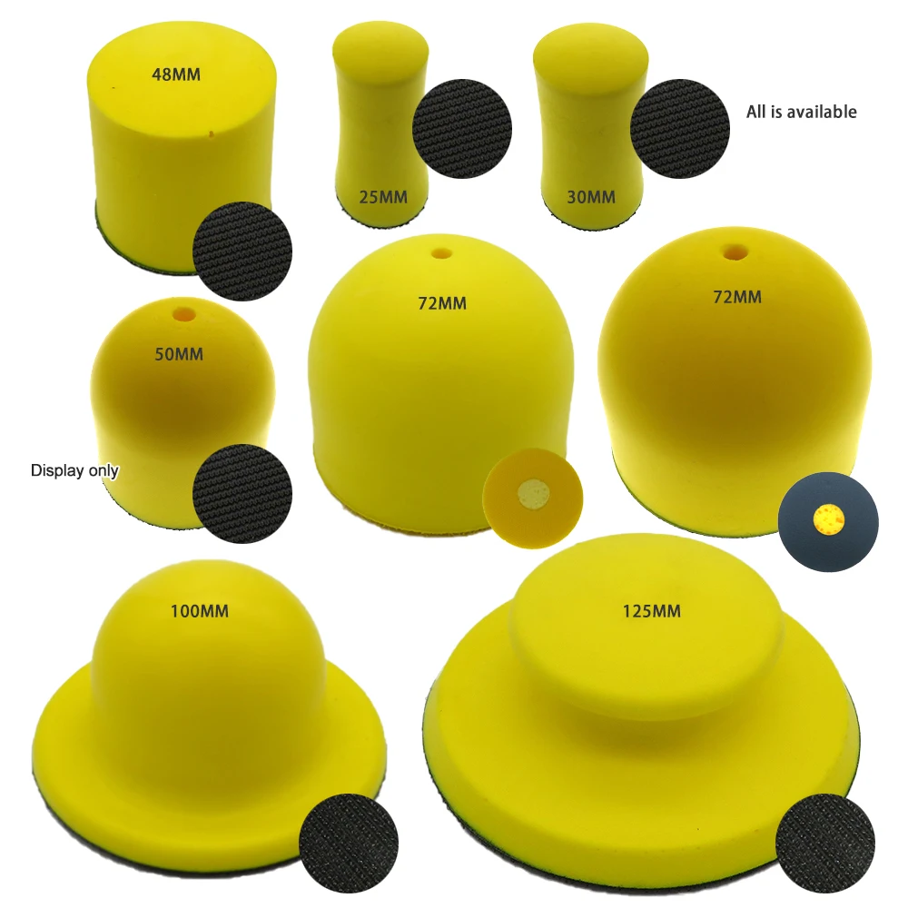 2Inch Center Water Feed Disc Hand Sanding Block Polishing Pad Sanding Tool for Hook and Loop discs sanding