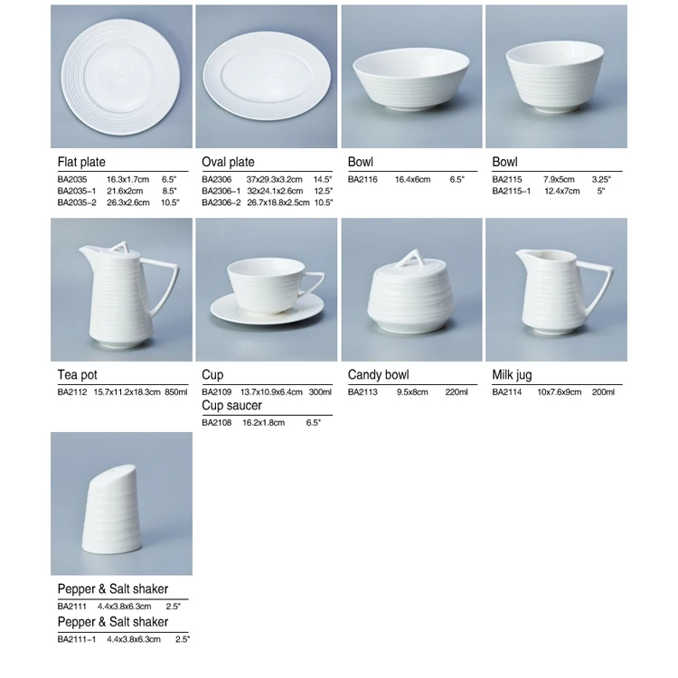 28Ceramics Simple Factory Price Banquet Dining Set, Chinese Dinner Set for Wedding Party, Fine China Dinner Set*